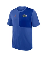 Jordan Men's Royal Florida Gators 2025 Sideline Uv Performance Coach T-Shirt