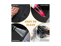 Dog Car Seat Cover for Small and Medium Dogs with Mesh Window
