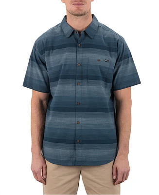 Hurley Men's Lido Stripe Short Sleeve Shirt