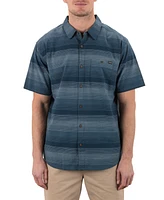 Hurley Men's Lido Stripe Short Sleeve Shirt