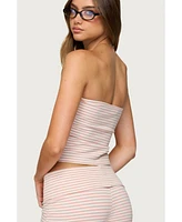 Edikted Women's Lilah Striped Tube Top