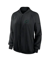 Nike Women's Black Miami Dolphins Full-Zip Jacket
