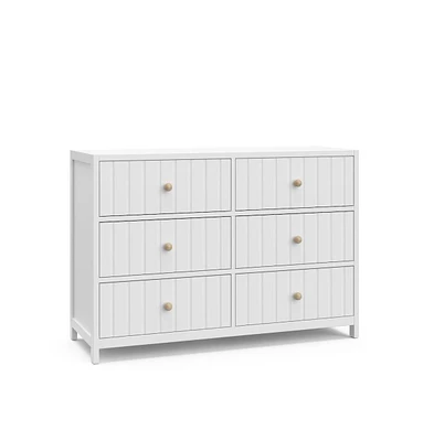 Graco Teddi 6 Drawer Double Dresser (White)