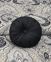 Royal Court Messina Tufted Decorative Pillow, 15" Round