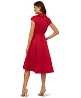 Adrianna Papell Women's Cap-Sleeve High-Low-Hem Dress