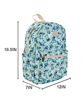 Disney s Stitch All-Over Print Adult 16.5” Nylon Adult Travel Backpack