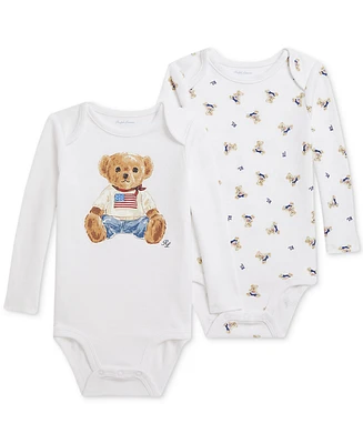 Polo Ralph Lauren Baby Boys 2-Pk. Cotton Bodysuits