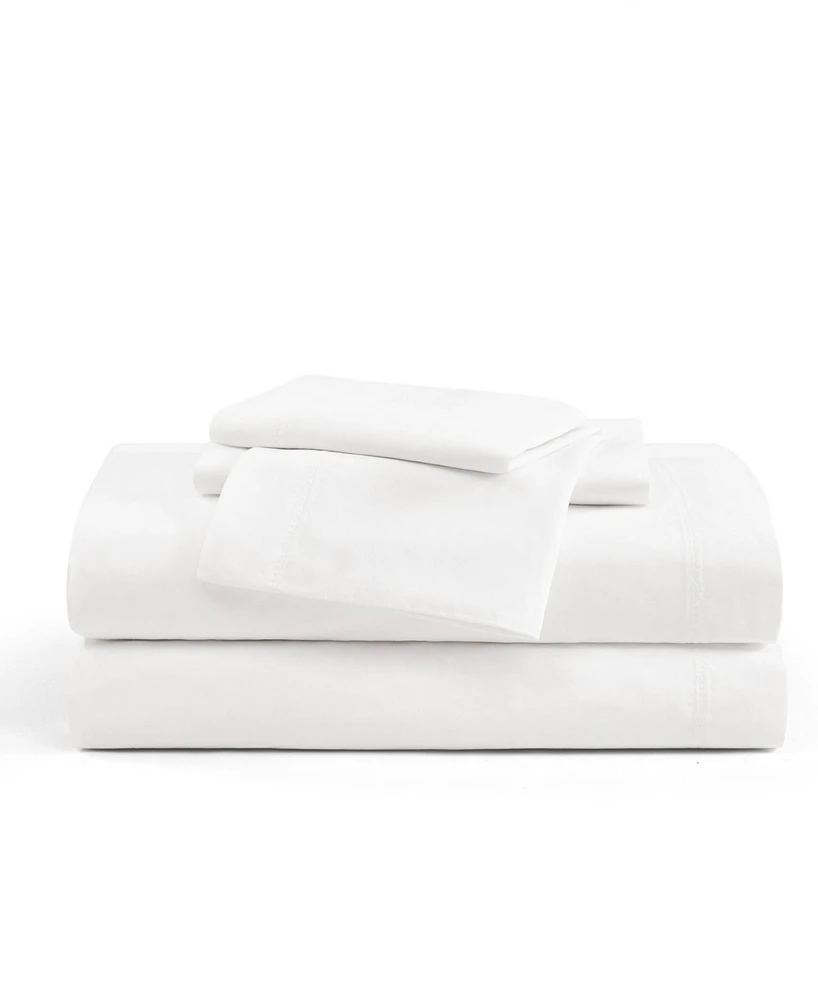 Tommy Bahama Solid Thread Count-400 Cotton 4-Pc. Sheet Set