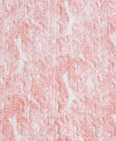 Tommy Bahama Distressed Water Leaves Cotton Reversible 2-Pc. Quilt Set, Twin