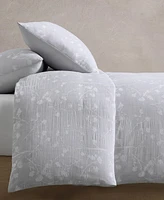 Calvin Klein Umbra Floral Cotton 3-Pc. Duvet Cover Set