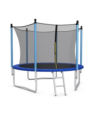 Outdoor Trampoline with Safety Closure Net