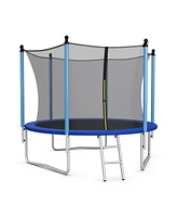 Outdoor Trampoline with Safety Closure Net