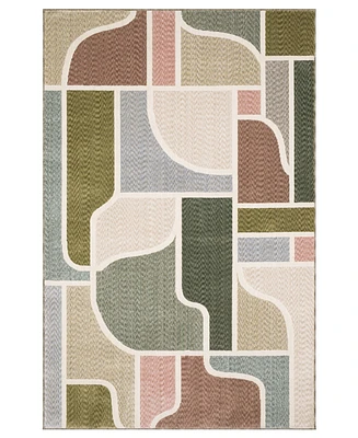 Oriental Weavers Tisdell TIS02 3'9"x5'2" Area Rug