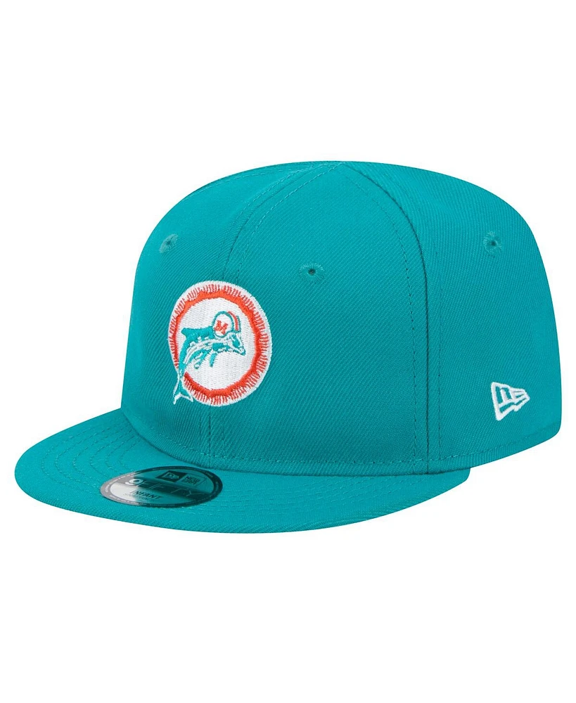 New Era Baby Boys and Girls Aqua Miami Dolphins My 1st 9FIFTY Adjustable Hat