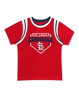 Outerstuff Preschool Fanatics St. Louis Cardinals Loaded Base T-Shirt and Shorts Set