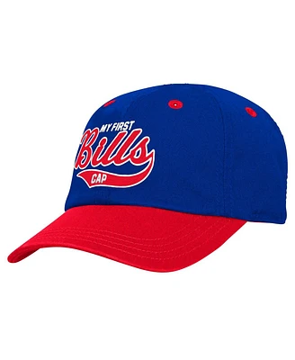 Outerstuff Baby Boys and Girls Royal/Red Buffalo Bills My First Tail Sweep Slouch Flex Hat