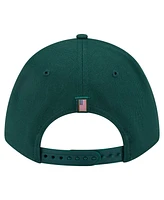 New Era Men's Green Athletics American Flag 9FORTY M-Crown A-Frame Adjustable Hat