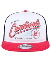 New Era Big Boys and Girls White St. Louis Cardinals Retro 9FIFTY Snapback Hat