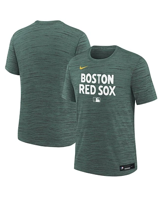 Nike Big Boys and Girls Green Boston Red Sox 2025 City Connect Authentic Collection Velocity Performance T-Shirt