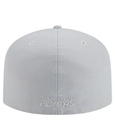 New Era Men's Gray Philadelphia Flyers Color Pack A-Frame 59FIFTY Fitted Hat