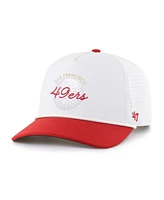 '47 Brand Men's White/Scarlet San Francisco 49ers Gimmie Golf Hitch Rope Adjustable Hat