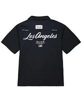 Mitchell & Ness Men's Black Lafc Full-Snap Work Shirt