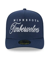 New Era Men's Navy Minnesota Timberwolves 2025 Nba Draft A-Frame 59FIFTY Fitted Hat