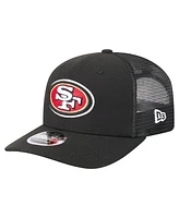 New Era Men's Black San Francisco 49ers Team Collection 9SEVENTY Stretch-Snap Adjustable Hat