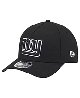 New Era Men's Black New York Giants Team Collection 9FORTY M-Crown A-Frame Adjustable Hat