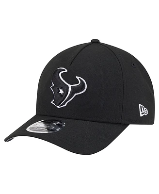New Era Men's Black Houston Texans Team Collection 9FORTY M-Crown A-Frame Adjustable Hat