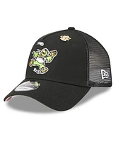 New Era Men's Black Pittsburgh Pirates 2025 Big League Chew A-Frame 9FORTY Adjustable Trucker Hat