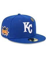 New Era Men's Royal Kansas City Royals 2025 Big League Chew 59FIFTY Fitted Hat