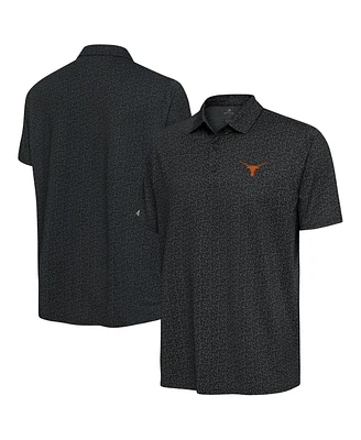 Antigua Men's Pewter Texas Longhorns Blooming Polo Shirt