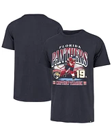 '47 Brand Men's Matthew Tkachuk Navy Florida Panthers Franklin Player Name Number T-Shirt