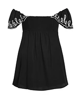 City Chic Women's Hana Embroidered Dress