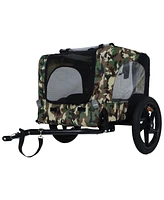 Pet Bike Trailer - Folding, Quick Release, Leash