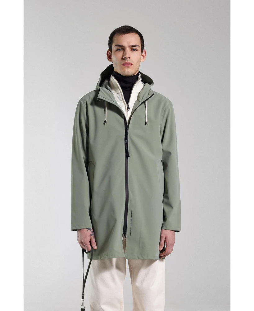 Stutterheim Stockholm Lightweight Zip Matte Raincoat