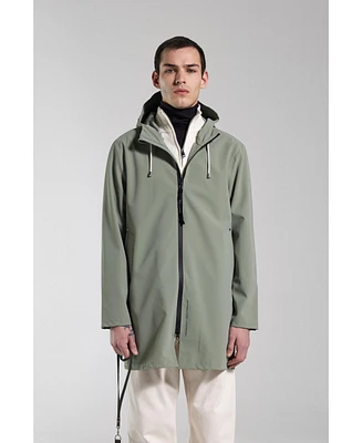 Stutterheim Stockholm Lightweight Zip Matte Raincoat