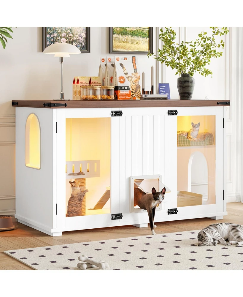 Large Cat Litter Box Enclosure