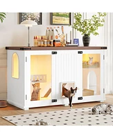 Large Cat Litter Box Enclosure