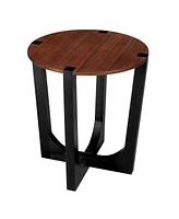 Streamdale Furniture Acacia Wood Side Table - Modern Design & Easy Assembly