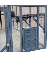 Streamdale Furniture Cat Run Outdoor Catio 110 Inch