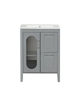 Streamdale Furniture 24" Bathroom Vanity with Sink & Drawers