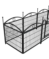 Dog Playpen 24" 8 Panel Metal Pet Fence