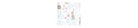Hudson Baby Girls Cotton Dress and Cardigan Set, Floral Bunnies, Months