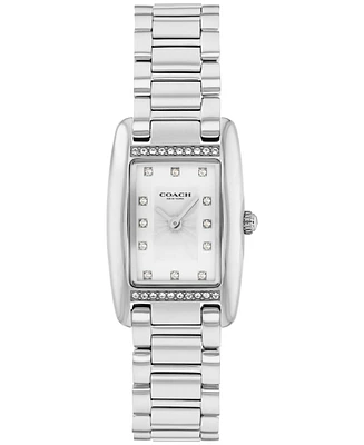 Coach Women's Reese Silver Tone Stainless Steel Bracelet Watch, 20mm