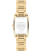 Coach Women's Reese Gold Tone Stainless Steel Bracelet Watch, 20mm