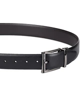 Kenneth Cole Reaction Men's 2-In-1 Reversible Feather Edge Dress Belt