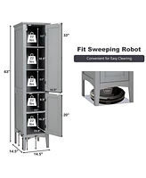 Volenca Freestanding Bathroom Storage Cabinet for Kitchen and Living Room
