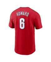 Nike Men's Ryan Howard Red Philadelphia Phillies Fuse Name Number T-Shirt
